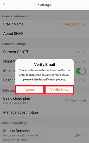 sengled snap cloud service