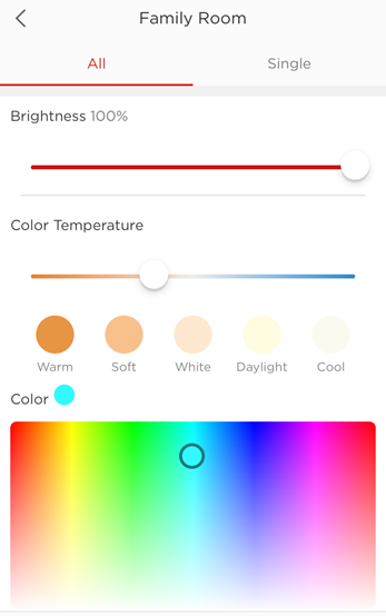 Controlling the Color and Color Temperature of the Smart LED Multicolor  (Element Color Plus) bulbs – Sengled